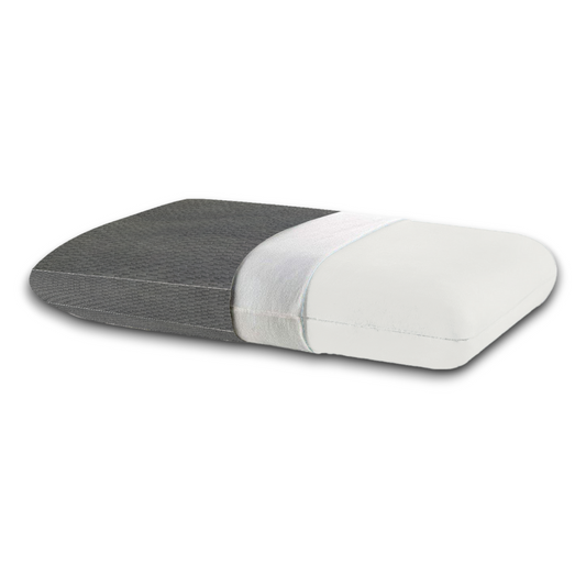 CUSHIO Memory Foam Pillow | Orthopedic & Cervical Pillow for Relieving Neck & Shoulder Pain (Grey)